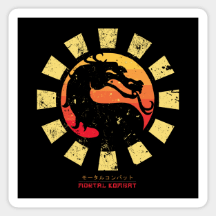 Mortal Kombat Retro Japanese Sticker